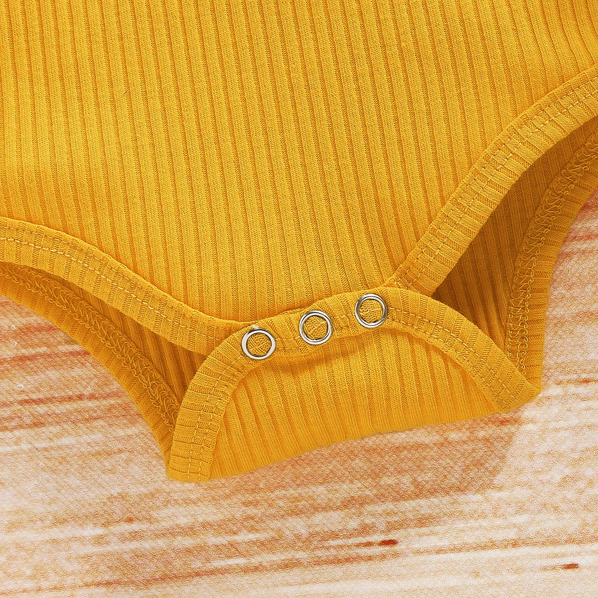 Newborn Infant Baby Girl Clothing Set Short Sleeve Yellow Solid Romper Top Sumflower Printed Shorts 3Pcs Outfit