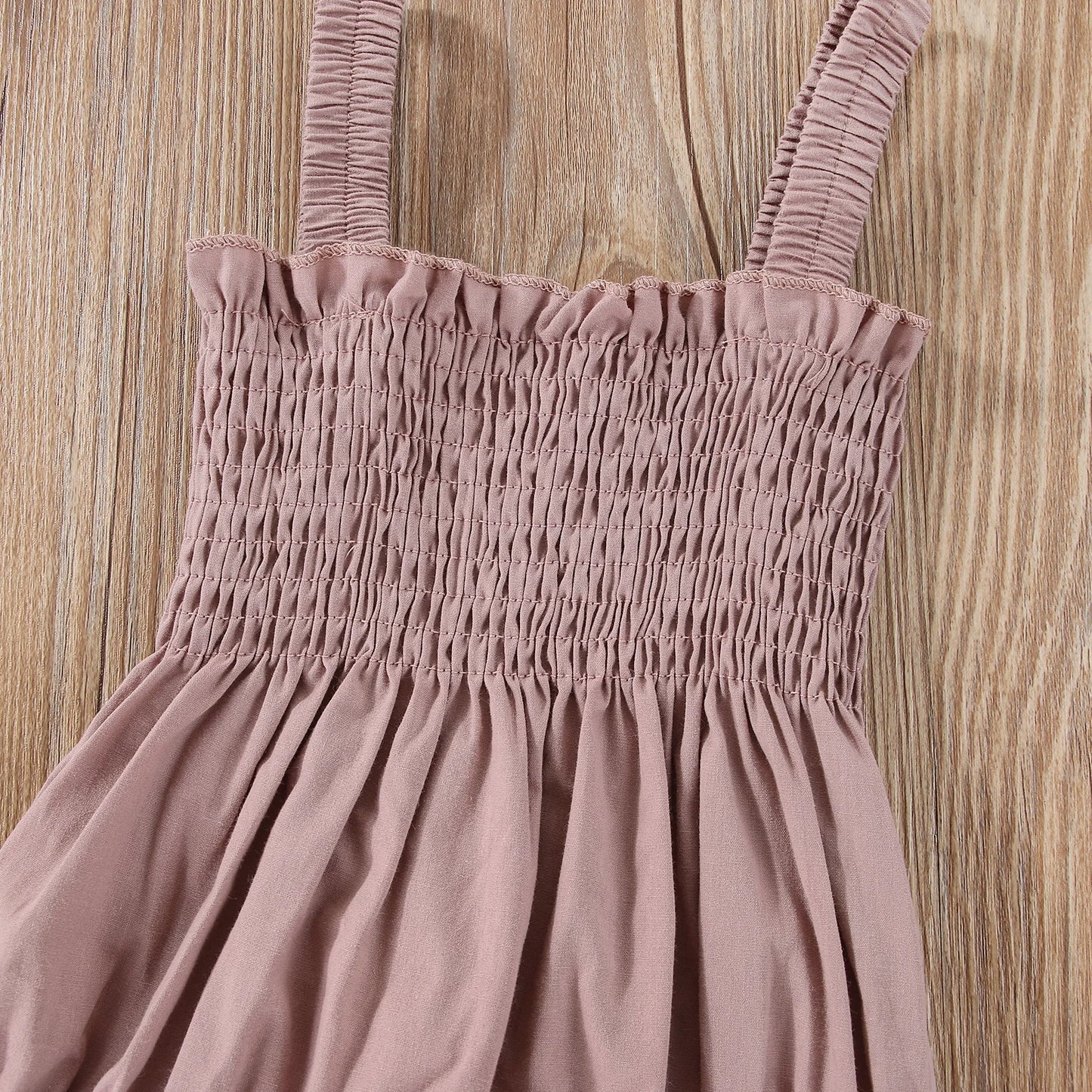 Infant Baby Girl 2Pcs Summer Clothing Sleeveless Solid Bodysuit Jumpsuit Headband
