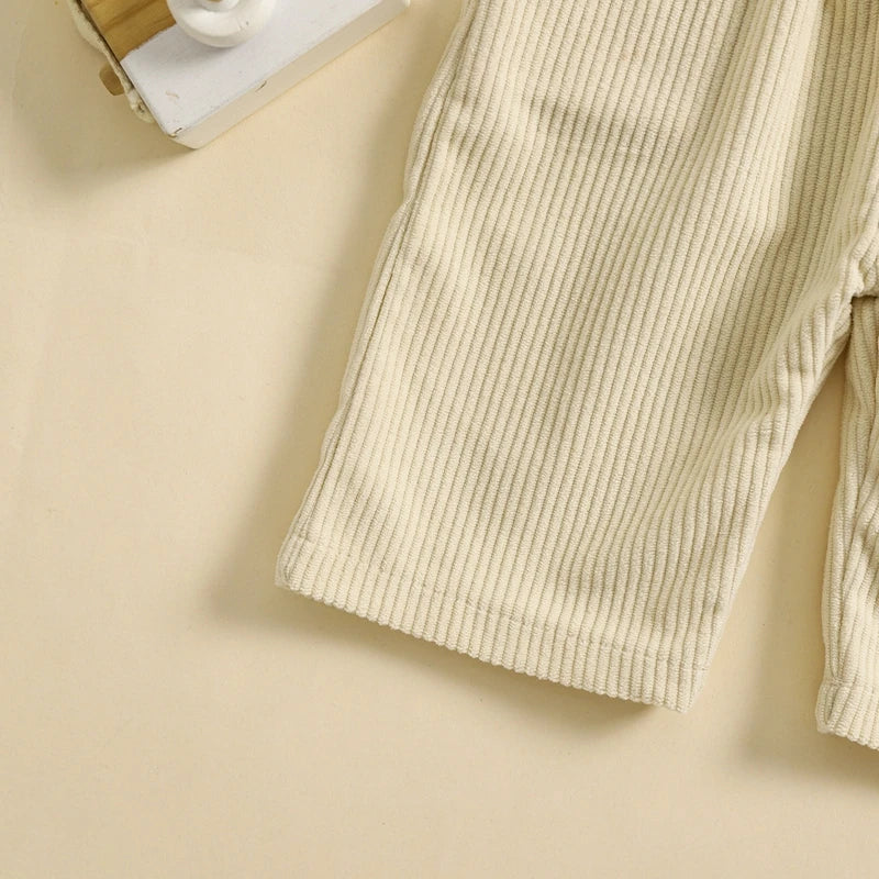 Baby Girl Summer Overalls Infant Wide Leg Solid Color Jumpsuit Front Pocket Suspender Pants Outfits