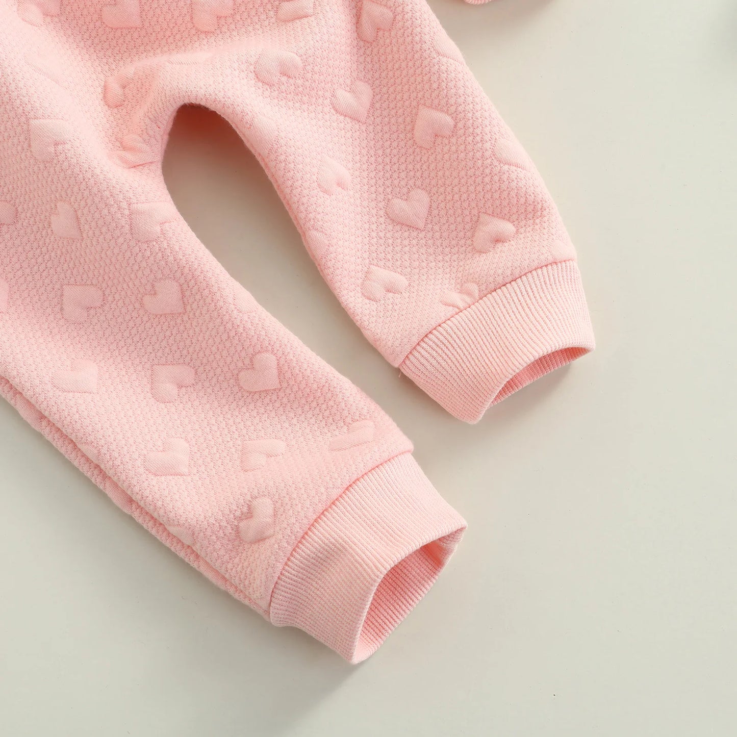 Newborn Infant Baby Girl 2Pcs Autumn Clothing Set Long Sleeve Heart Printed Top Shirt Long Pants