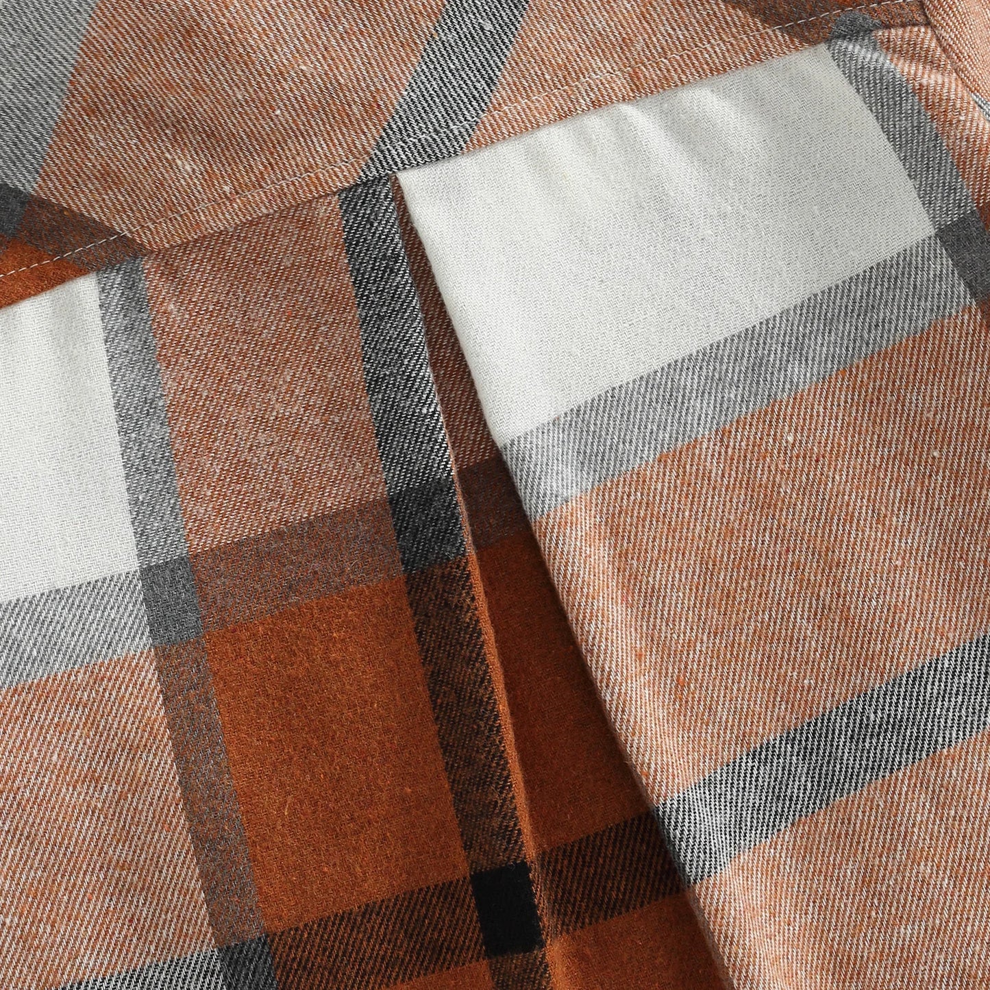Little Boys Plaid Long Sleeve Hooded Shirt Coat 2 Colors